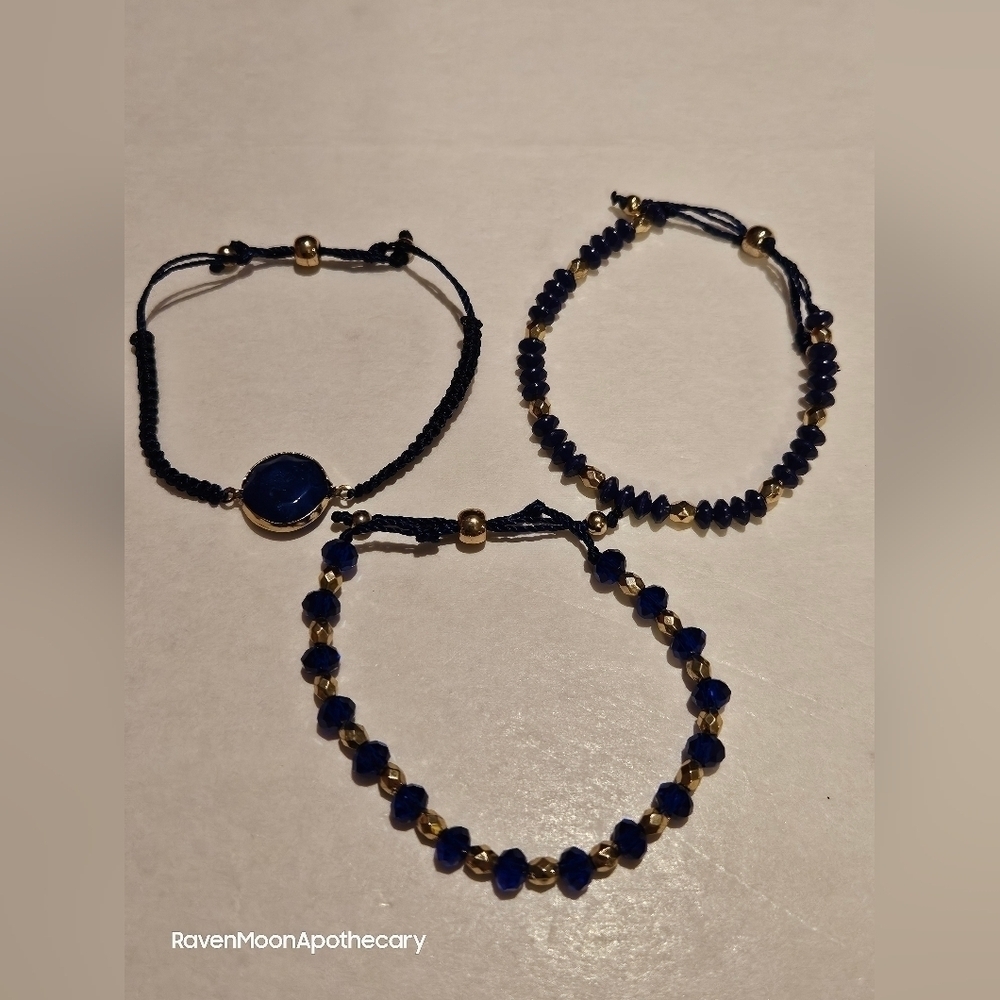 2018 Avon Blue Stacking Bracelets